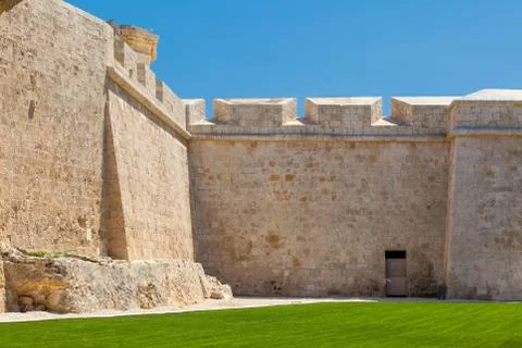 Mdina Bastions Stock Photos