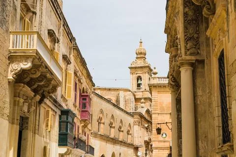 Mdina cityscape Stock Photos