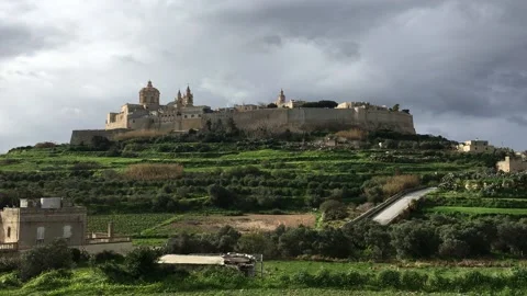 Mdina, Malta Stockbeeldmateriaal 200789275