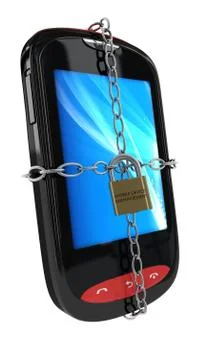 MDM Phone chain Stock Illustration