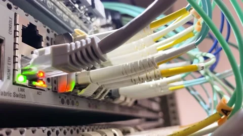 MDS SAN network switch Stock Footage 164965012