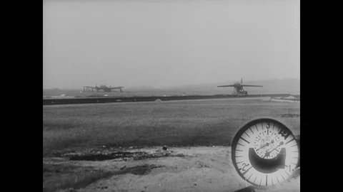 ME-163 crashes after launch Stock Footage 103384209