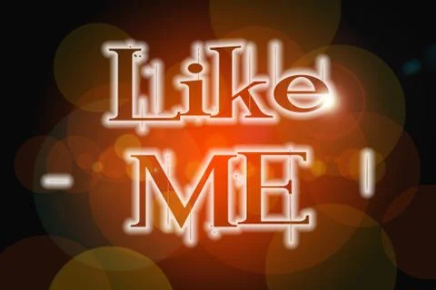 Like me concept Stock Illustration