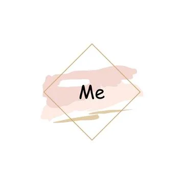 Me sign icon in frame. Vector illustration eps 10 Stock Illustration