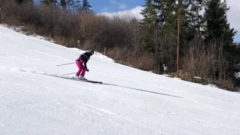Me skiing in Slovakia Stock Footage 176889939