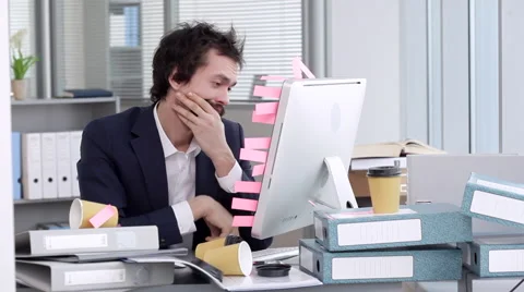 For Me Too Many Task Stock Footage 60857655