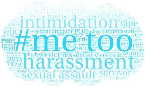 Me Too Word Cloud Stock-Illustration