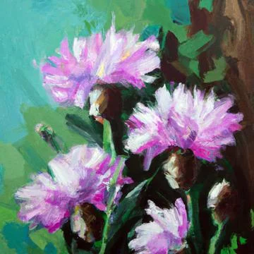 Meadow cornflower Centaurea jacea is a field weed plant, a species of the genus Stock Illustration