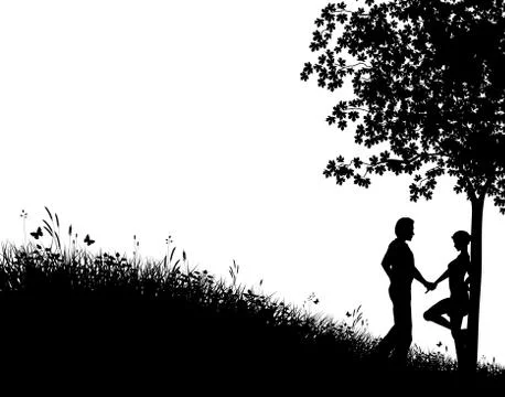 In the meadow Stock Illustration