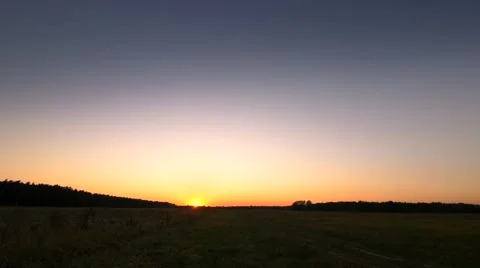Meadow in sunset light. Stock-Footage 68345630