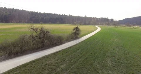 Meadow Track Germany Stock Footage 75269205