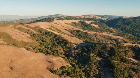 Meadows And Hills From Above Video stock 86339381