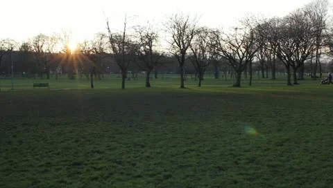 The Meadows park in Edinburgh. Stock Footage 10862431