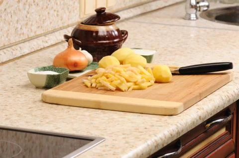 Meal preparation Stock Photos
