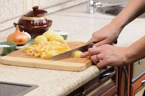 Meal preparation Stock Photos
