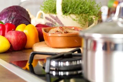 Meal ready for serving Foto stock