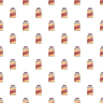 Meal replacement bottles pattern for nutrition diet イラスト素材