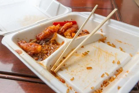 Meal time at the dinner table Stock Photos