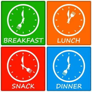 Meals Stock Illustration