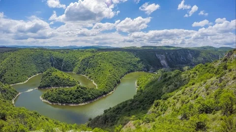 Meanders of Uvac Stock Footage 125187520