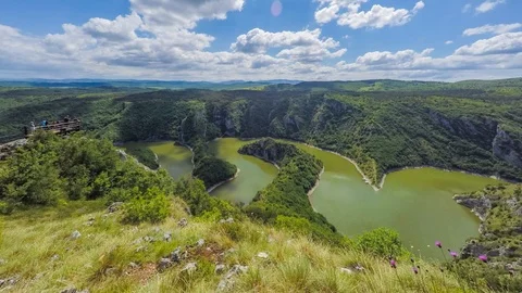 Meanders of Uvac Stock Footage 125188440