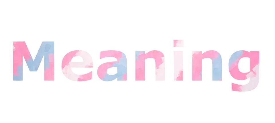 Meaning Stock Illustration