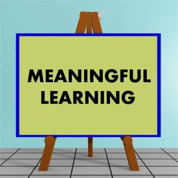 Meaningful Learning concept Illustrazione stock