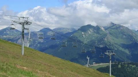 Means of transport in the mountains Stock Footage 137128097
