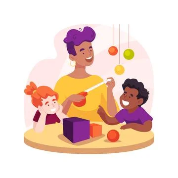 Measure and compare objects isolated cartoon vector illustration. Stock Illustration