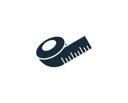 Measure Icon Vector Logo Template Illustration Design Stock Illustration