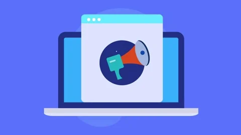 Measure return on AD spend on digital advertising campaign concept. Stock Footage 313335046