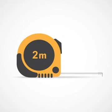 Measure roulette. Vector illustration. Stock Illustration