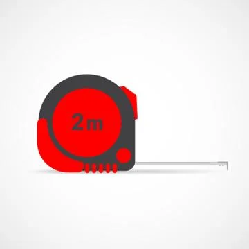 Measure roulette. Vector illustration. Stock Illustration