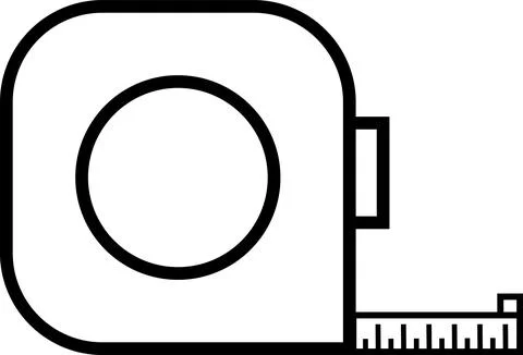 Measure tap icon. Stock Illustration