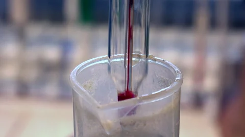 Measurement of alcohol using an ebulliometer Stock-Footage 54262037