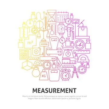 Measurement Circle Concept Stock Illustration