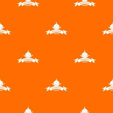 Measurement cube pattern vector orange Illustrazione stock