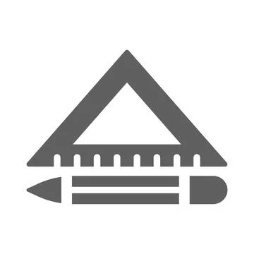 Measurement, depth icon. Gray vector graphics. Stock Illustration