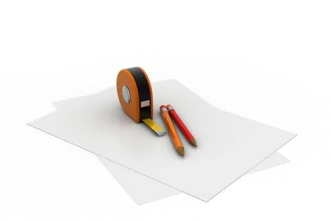 Measurement equipments Free Stock Illustration