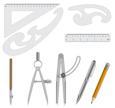 Measurement instrument set vector Stock Illustration