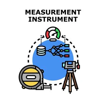 Measurement instrument vector concept for data analysis 库存插图