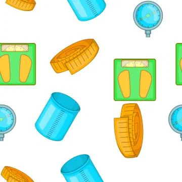 Measurement of length pattern, cartoon style 스톡 일러스트