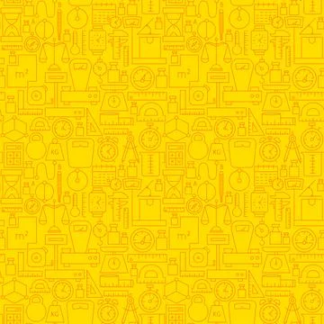 Measurement Line Seamless Pattern Stock Illustration