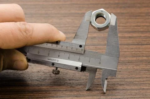 Measurement nuts Stock Photos