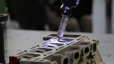 Measurement systems for CMMs Stock Footage 76877278