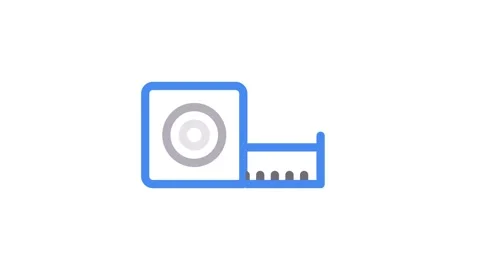 Measurement tape is a flexible measuring tool used to accurately measure le.. Stock Footage 334778114