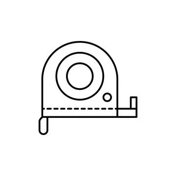 Measurement, tool icon. Simple line, outline vector elements of archeology for Stock Illustration