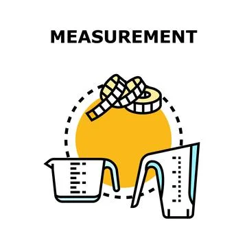 Measurement tools for precision and accuracy concept Stock Illustration