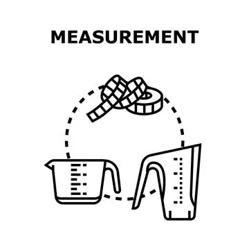 Measurement tools for precision and accuracy concept 库存插图