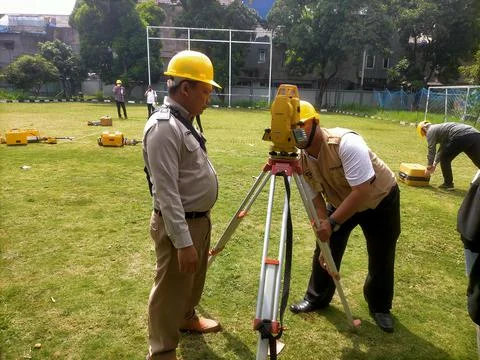 Measurement training Stock Photos